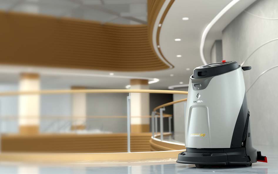 Ecobot SC50 Pro num espaço profissional